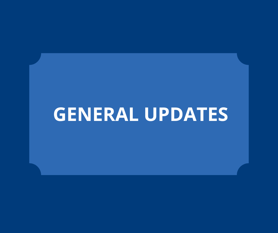 General Updates